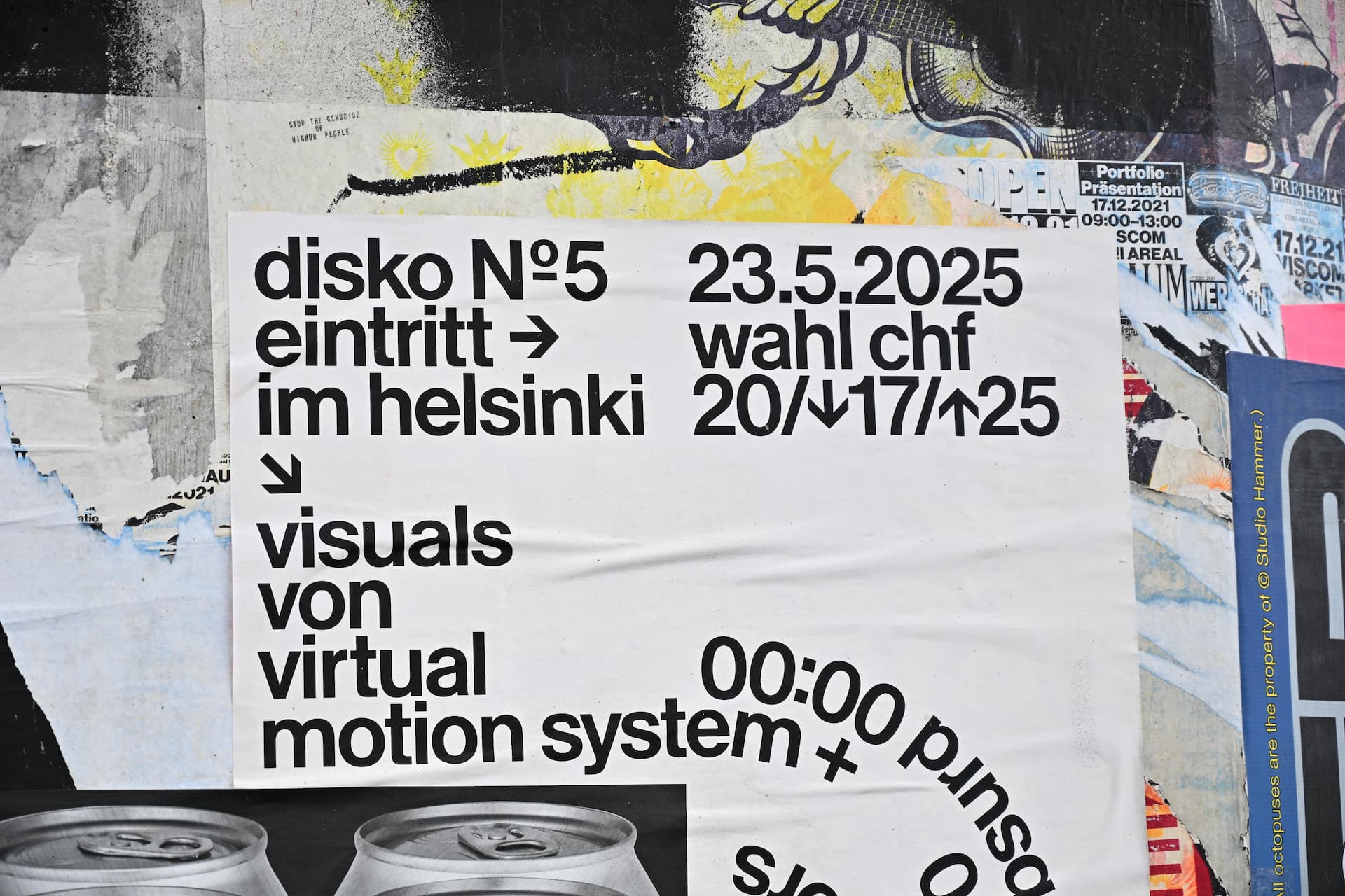 Another poster near Zurich University of the Arts's Toni campus. Photo by myself, all rights reserved.